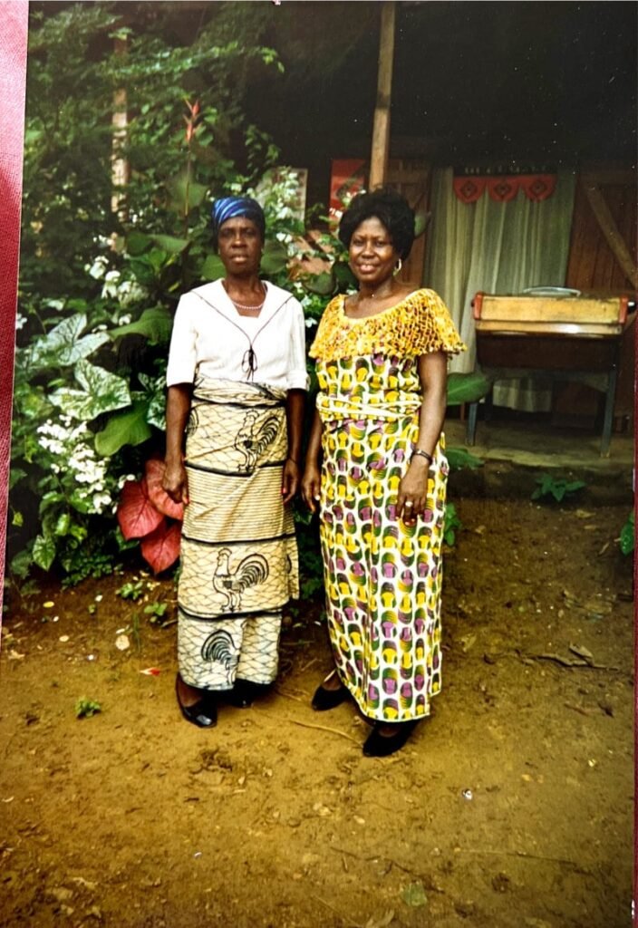 Mami Marianna and Grandma Adija, Mbonge Road, Kumba, Cameroon